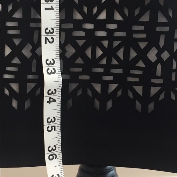 WHBM sleeveless LBD with laser cut details size 10 - Picture 10 of 16